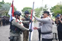 Satu Kompi Sat Brimob Polda Kepri Kembali ke Satuan Setelah Tugas Operasi di Papua