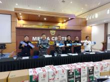 Bea Cukai Batam & TNI AL Gagalkan Penyelundupan Rokok Ilegal Rp5,3 Miliar di Pelabuhan Telaga Punggur