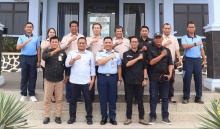 Danlanud Hang Nadim Sambut Kunjungan SMSI dan PWI Batam, Dorong Sinergi dengan Wartawan