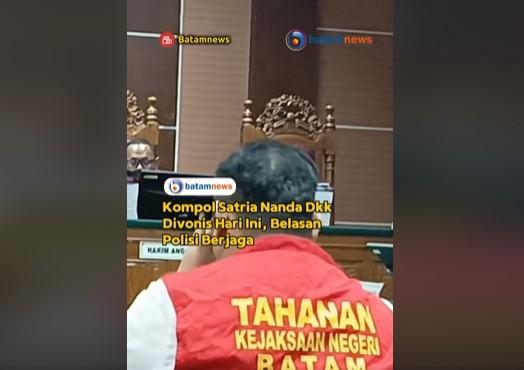 JPU Kejari Batam Pertimbangkan Banding atas Vonis Seumur Hidup untuk Kompol Satria Nanda  