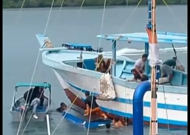 Pompong Ojek Tertabrak Kapal Bubu di Bintan, Balita 4 Bulan Ikut Jadi Korban  