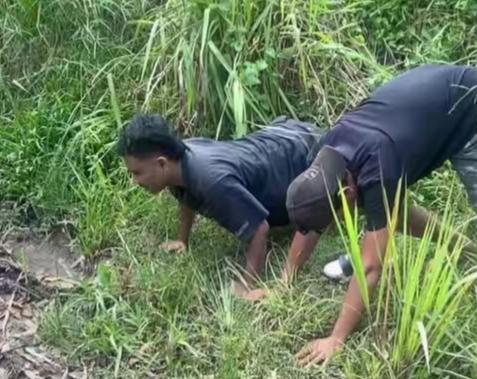 Dua Pengemudi Bimbar Ugal-ugalan di Jalan Ahmad Yani Batam, Dihentikan Warga dan Dihukum Push-up