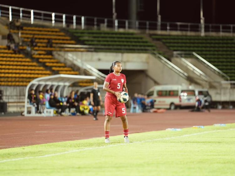 Gea Yumanda, Pemain Asal Batam, Jadi Starter Timnas Putri Indonesia di Kualifikasi Piala Asia 2026