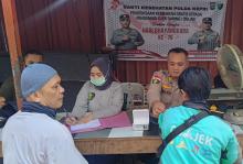 Polresta Barelang Gelar Bakti Kesehatan Gratis bagi Pengemudi Ojol dalam Rangka Hari Bhayangkara ke-79