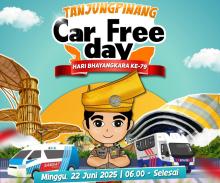 Rayakan HUT Bhayangkara ke-79, Polresta Tanjungpinang Gelar Car Free Day dengan Layanan Publik Gratis
