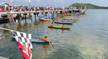 Polda Kepri Gelar Lomba Ketinting & Dayung di Hari Bhayangkara ke-78, Libatkan Masyarakat Pesisir