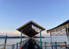 Kondisi Pelabuhan Tanjung Buton di Lingga Memprihatinkan, Atap dan Pagar Jembatan Rusak