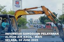 Ada Penyambungan Pipa di Tanjung Riau, Sejumlah Wilayah di Batam Alami Gangguan Sementara Suplai Air Siang Ini