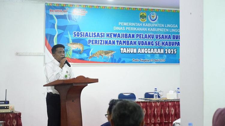 Lingga Gelar Sosialisasi Kewajiban dan Perizinan Tambak Udang, Dorong Budidaya Ikan yang Berkelanjutan