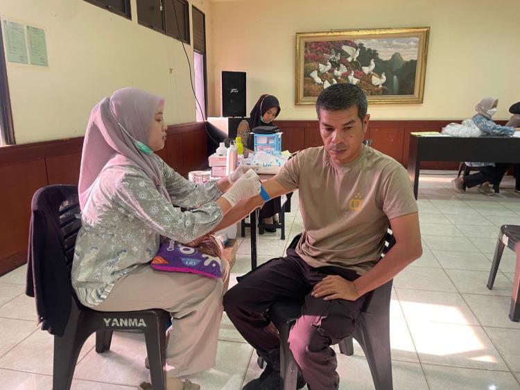 Polresta Barelang Periksa Kesehatan 132 Personel, Cek Lab hingga Jiwa