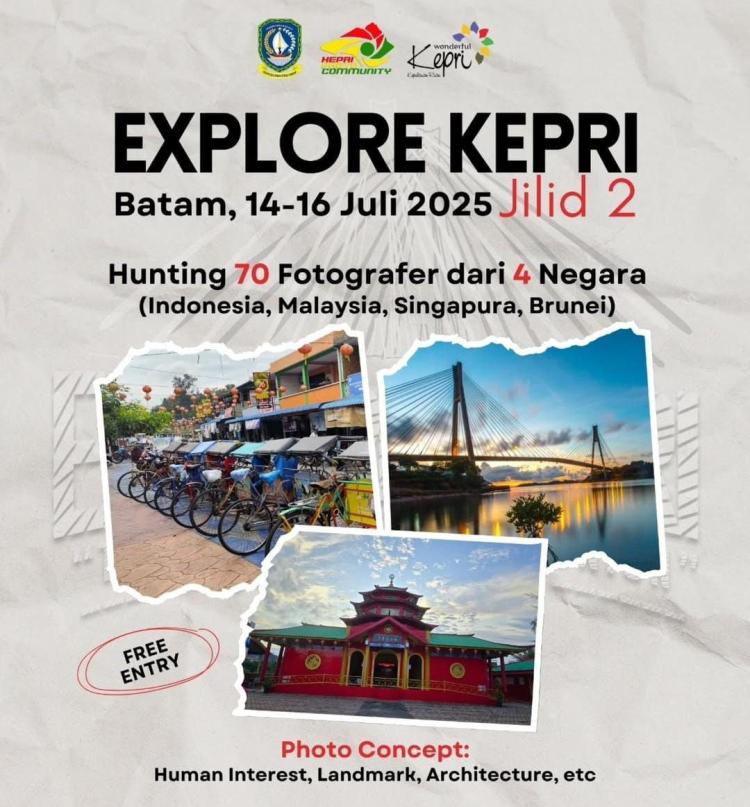Explore Kepri Jilid II Kembali Digelar di Batam, Libatkan Fotografer Nasional dan Internasional