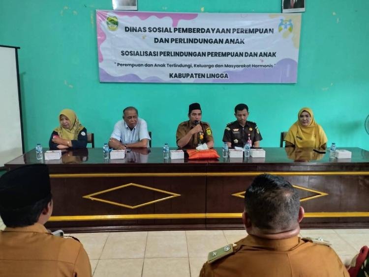 Sosialisasi UU KDRT dan Perlindungan Anak, Pemkab Lingga Dorong Kesadaran Hukum Masyarakat