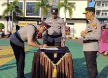 Mutasi Terbaru Polresta Tanjungpinang: AKP Suardi Jadi Kapolsek Bukit Bestari, Polwan Florensia Pimpin Bandara RHF