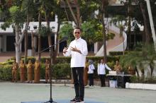 Wali Kota Batam Pimpin Apel Gabungan Awal Bulan, Tekankan Kinerja dan Respons terhadap Isu Masyarakat, Termasuk PPDB