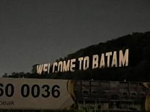 Lampu Ikon `Welcome to Batam` Kembali Diperbaiki Usai Dilaporkan Wali Kota Amsakar Achmad