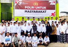 Kapolda Kepri dan Kapolresta Barelang Hadiri Penyerahan Tandon Air dan Peresmian Sanitasi Ponpes Daarul Hikam Batam