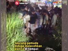 Pemuda Diduga Melecehkan Wanita Diamuk Massa di Depan Kasta Cafe Batuaji, Batam
