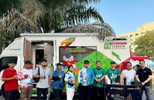 BRK Syariah Ikut Meriahkan HUT I Komjaki Riau pada Kegiatan Jalan Santai dan Donor Darah