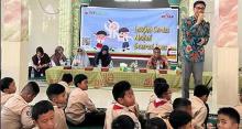 OJK dan BRK Syariah Edukasi 250 Siswa Cendana Batam Soal Keuangan