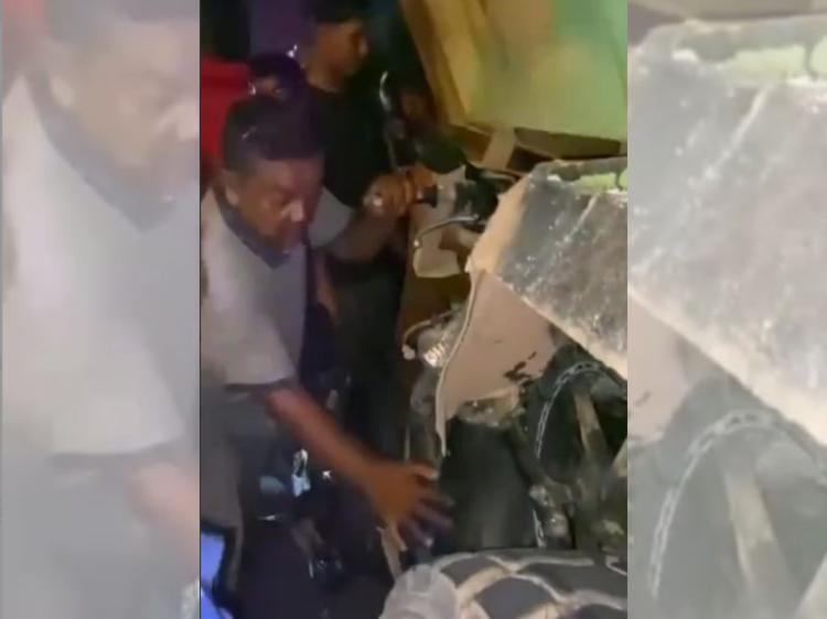 Pemotor Luka Parah Usai Tabrak Truk Tanah di Jalan Gajah Mada Batam