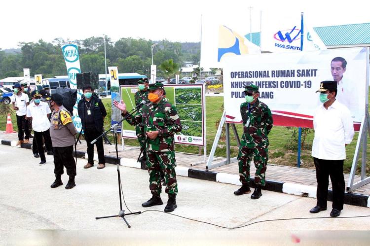 Fasilitas COVID-19 di Pulau Galang Disiapkan untuk Perawatan Korban Gaza
