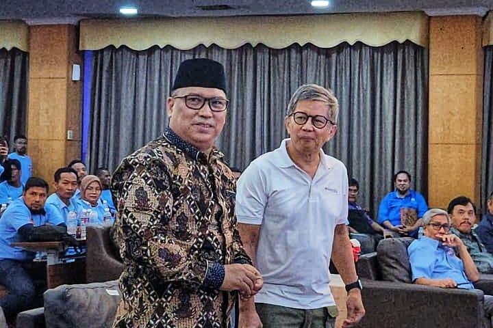 Wagub Kepri Hadiri Pelantikan K-SPSI, Rocky Gerung Turut Beri Pandangan Soal Ketenagakerjaan