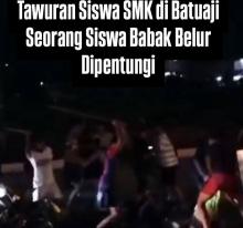 Tawuran Diduga Libatkan Pelajar SMK Pecah di Batuaji, Satu Korban Dikeroyok dan Dipukuli Balok