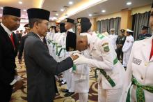 Wali Kota Batam Kukuhkan Paskibraka 2025, Siap Kibarkan Merah Putih di HUT ke-80 RI