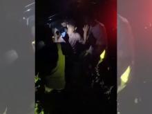 Mobil Fortuner Tabrak Lori Parkir di Sungai Panas, Pengemudi Selamat