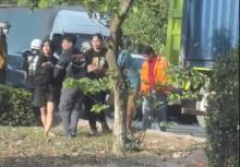 Kecelakaan di Depan RS Camatha Sadiya, Pengendara Motor Diduga Tersenggol Truk Kontainer