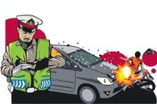Saksi Dengar Suara Mobil Sport Melaju Kencang Sebelum Tabrak Lari di Jalan Ahmad Yani