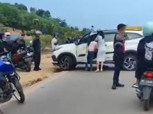 Kecelakaan Beruntun di Jalan Sudirman Batam, Motor Masuk Kolong Truk