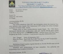 Wajib Bayar Rp65.000, Orang Tua Siswa SD Darut Taqwa Batam Dihebohkan Surat Nonton Film 