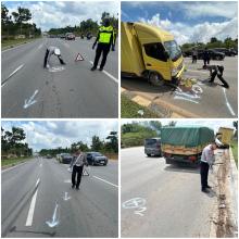 Kronologi Kecelakaan Beruntun di KDA, 1 Tewas setelah Motor Ringsek Terhimpit Truk
