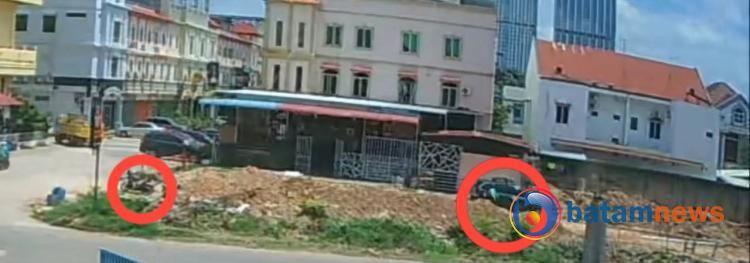 Detik-Detik Pencuri Gondol Rp100 Juta dari Mobil Mandor di Greenland Batam Kota Terekam CCTV