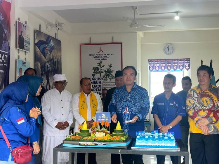 Demokrat Batam Peringati HUT ke-24 dengan Doa Bersama dan Aksi Sosial