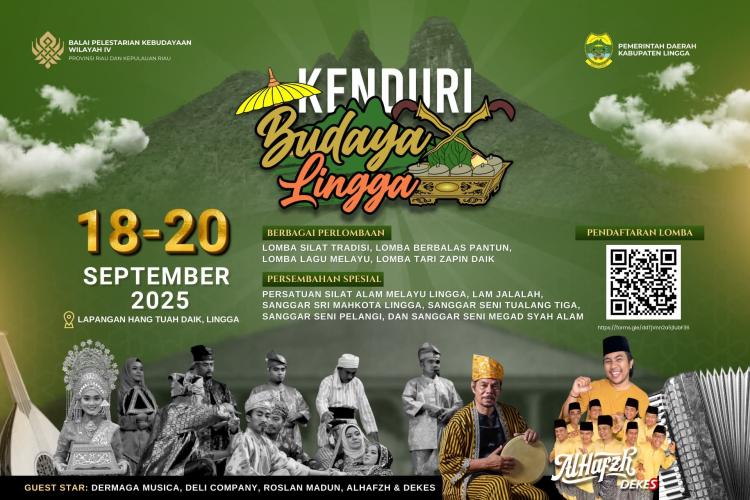 Kenduri Budaya Lingga Siap Digelar di Daik 18-20 September 2025, Angkat Kekayaan Tradisi Melayu
