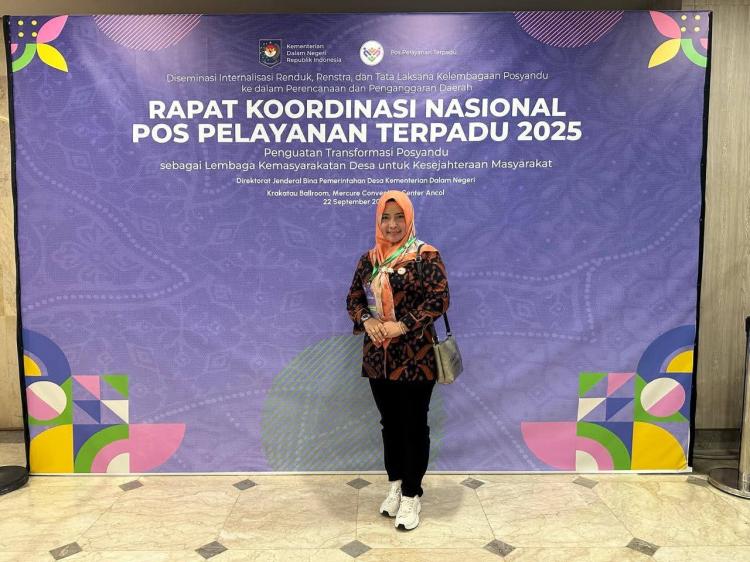 Ketua Tim Pembina Posyandu Lingga Hadiri Rakornas, Dorong Sinergi Menuju Indonesia Emas 2045