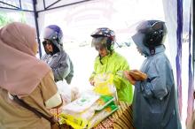 Polres Lingga Gelar Gerakan Pangan Murah di Mapolsek Daik, Bantu Stabilkan Harga dan Ringankan Beban Warga