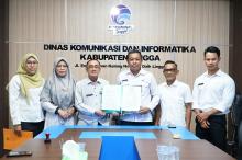 Kominfo dan Dinsos Lingga Teken MoU Fasilitasi Informasi Layak Anak