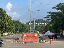Proyek Pelebaran Jalan BI-KDA, Taman Bundaran WTB Sementara Tak Bisa Diakses