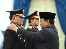 Djamari Chaniago & Ahmad Dofiri Raih Pangkat Jenderal Bintang 4 Istimewa dari Presiden
