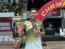 Prajurit Yonif TP 849/Beladau Sakti Ukir Prestasi di Ajang Voli Bergengsi Piala Panglima TNI 2025