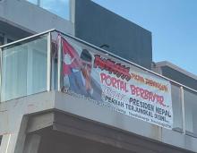 Warga Maganda Residence Pasang 200 Spanduk Tolak Portal Berbayar