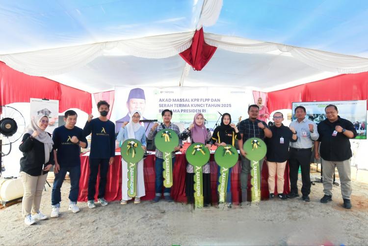 Dukung Program Pemerintah, BRK Syariah Akad Massal KPR FLPP