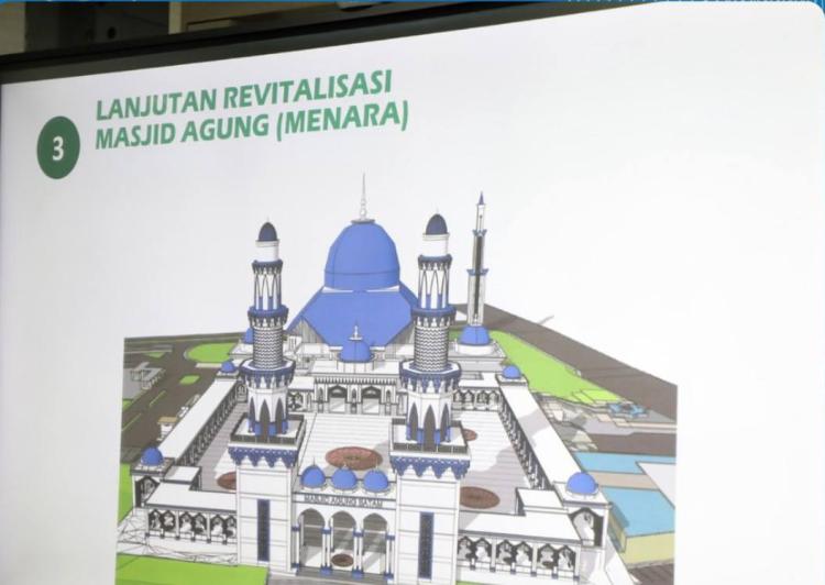 Revitalisasi Masjid Agung Batam Centre Dilanjutkan, Amsakar Tekankan Desain yang Nyaman dan Bernilai Estetika