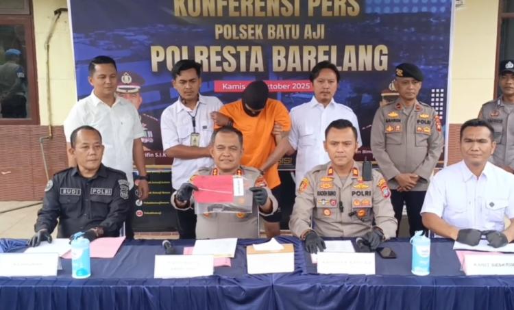 Pelaku Penikaman di Batuaji Ditangkap Kurang dari 2x24 Jam, Terancam Hukuman Mati