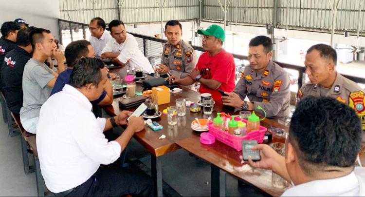 Pasca Insiden Batu Aji, Polsek Gelar Pertemuan dengan Komunitas Driver Online