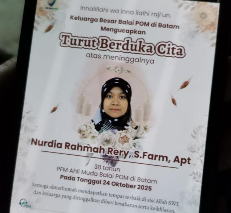Kematian Nurdia Rahmah Rery Gegerkan Warga Taman Yasmin Batam, Dikenal Tertutup dan Jarang Bersosialisasi