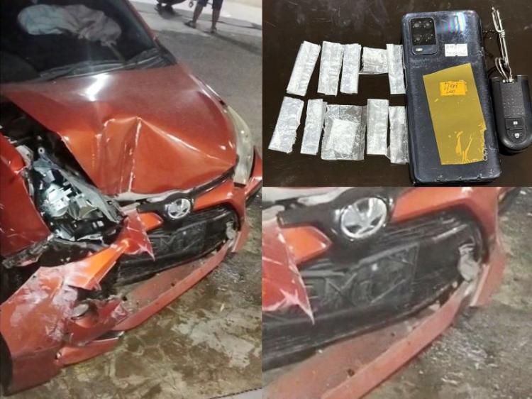 Kejar-kejaran dengan Bandar Narkoba di Batam Berakhir dengan Tabrakan, 2 Pelaku Ditangkap